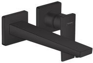 Hansgrohe Metropol Встраиваемый смеситель для раковины, излив 225мм, внешняя часть, цвет: черный матовый