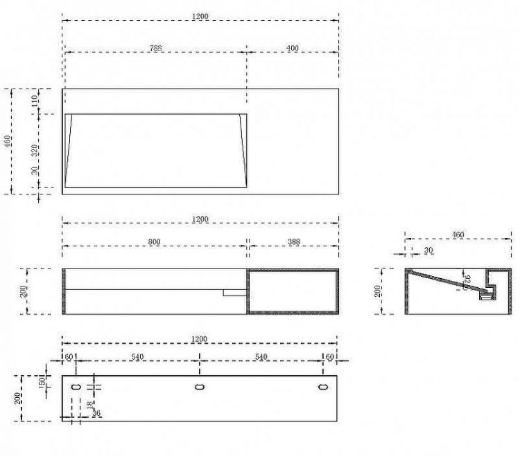 Раковина Abber Stein 120 R AS2640-1.2 R Белая матовая