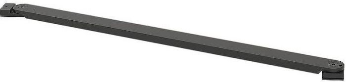 Шторка на ванну WasserKRAFT Dill 100 61S02-100 Fixed профиль Черный стекло прозрачное