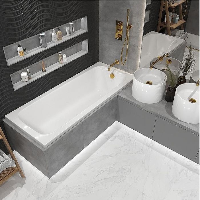Акриловая ванна Whitecross Vibe 180x75 0105.180075.100 без гидромассажа