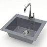 Кухонная мойка Bergg Z35 B035Q008 Темно-серая
