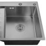 Кухонная мойка Ростовская Мануфактура Сантехники 63 MRK-6350BL-R Темный графит Кухонная мойка Ростовская Мануфактура Сантехники 63 MRK-6350BL-R Темный графит