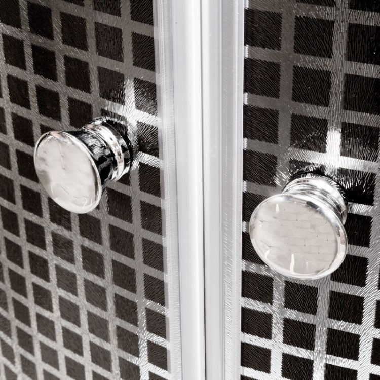 Душевая кабина Deto L 810 N с гидромассажем BLACK 100x100x200