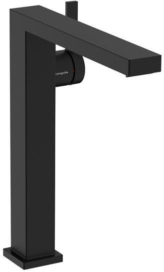Hansgrohe Tecturis E Смеситель для раковины 240 Fine, однорычажный, CoolStart, с клапаном push-open, цвет: матовый черный