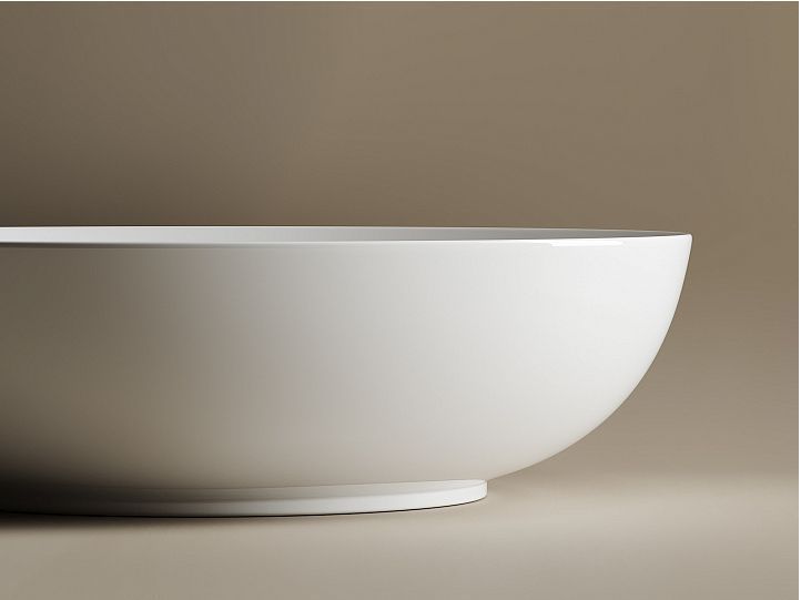 Умывальник CERAMICANOVA Element чаша накладная овальная 520x395x130 мм CN6017