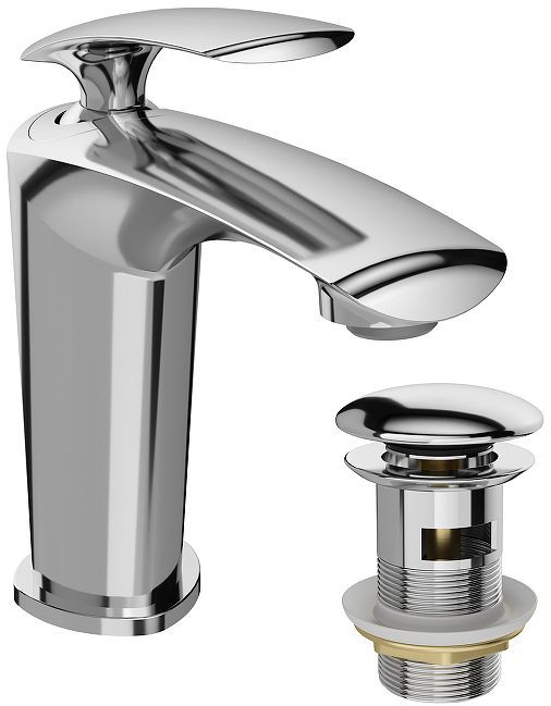 Смеситель для раковины STWORKI Гётеборг SM-1035401 цвет Хром