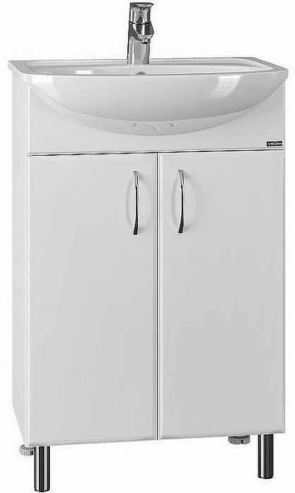 Тумба под раковину СанТа Уют 55 Белая