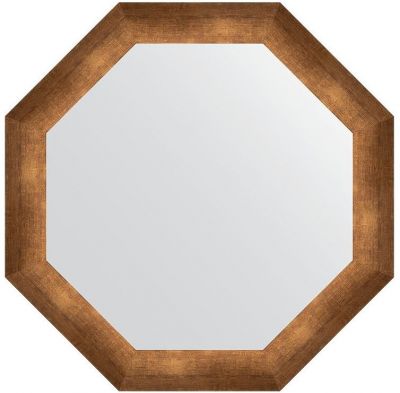 Зеркало Evoform Octagon 62х62 BY 3732 в багетной раме - Состаренная бронза 66