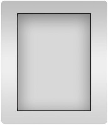 Зеркало Wellsee 7 Rays' Spectrum 80 172200740-172200750 цвет Черный матовый