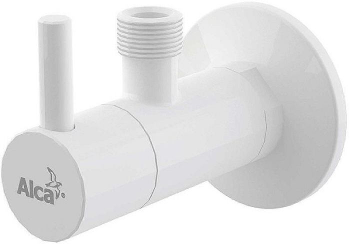 Запорный вентиль Alcaplast ARV001B угловой Белый