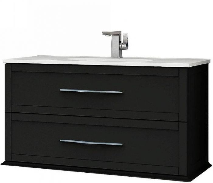 Тумба под раковину Cezares Tiffany 100 54952 подвесная Nero grafite