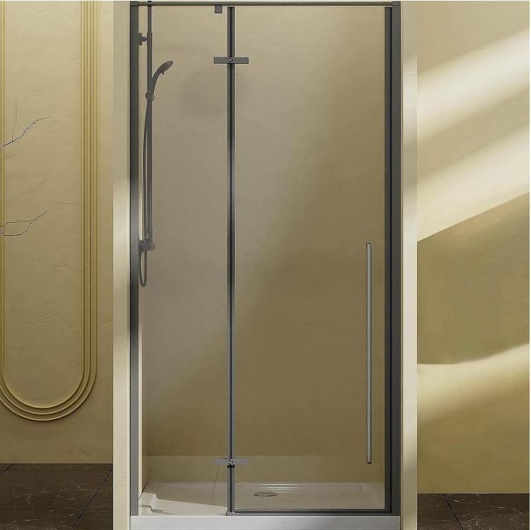 Душевая дверь Vincea Slim-N 90 VDPH-5SN900CLGM профиль Вороненая сталь стекло прозрачное