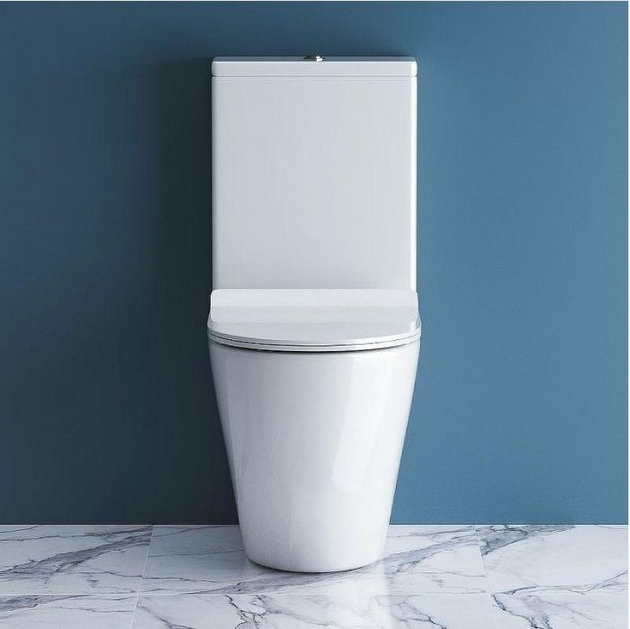 Унитаз компакт BelBagno Sfera-R BB2141CPR без бачка и сиденья