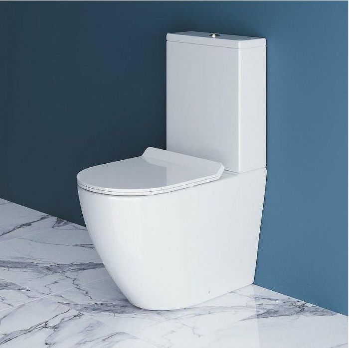Унитаз компакт BelBagno Sfera-R BB2141CPR без бачка и сиденья