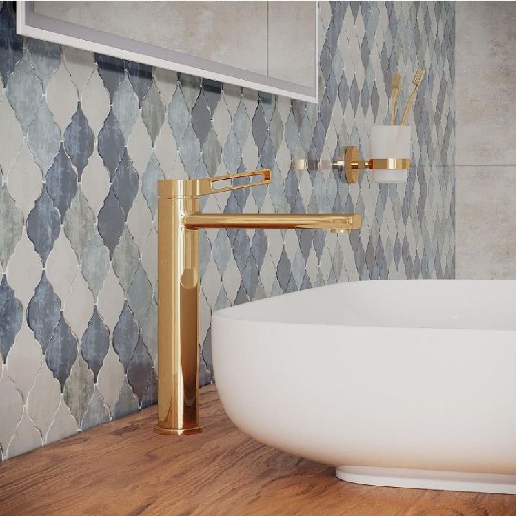 Смеситель для раковины Wellsee ONCE! and forever 182408000 цвет Золото