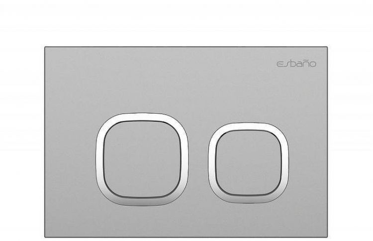 Клавиша смыва Esbano LPS-10GM ESINLPS10GM цвет Оружейная сталь