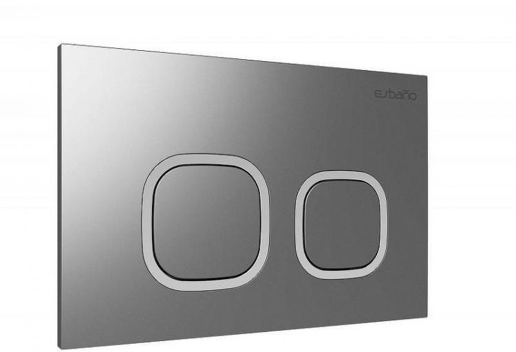 Клавиша смыва Esbano LPS-10GM ESINLPS10GM цвет Оружейная сталь