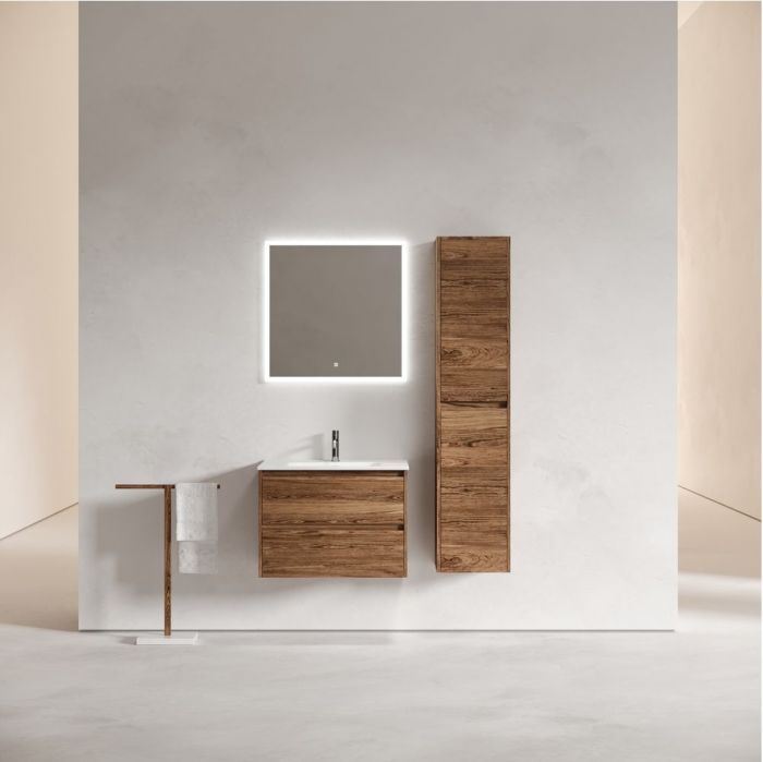 Тумба подвесная SANCOS под раковину Libra, дуб чарльстон 690х450х500 мм, LB70ECH