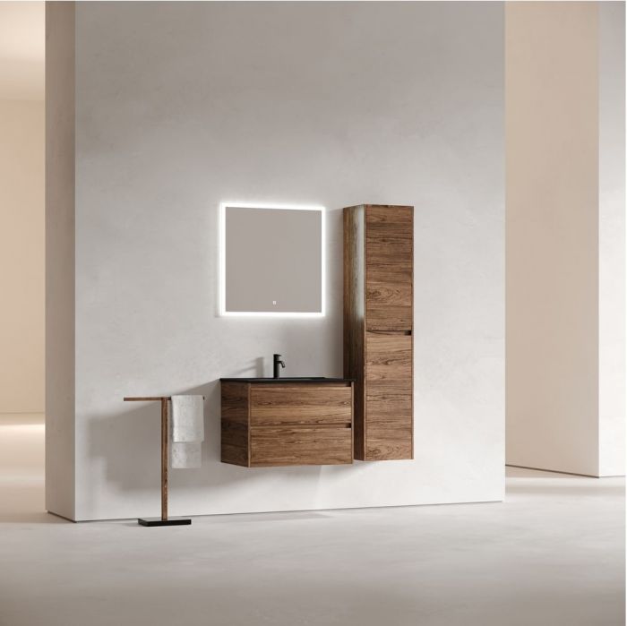 Тумба подвесная SANCOS под раковину Libra, дуб чарльстон 690х450х500 мм, LB70ECH