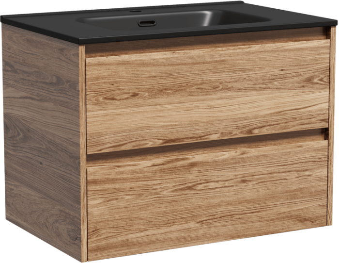 Тумба подвесная SANCOS под раковину Libra, дуб чарльстон 690х450х500 мм, LB70ECH