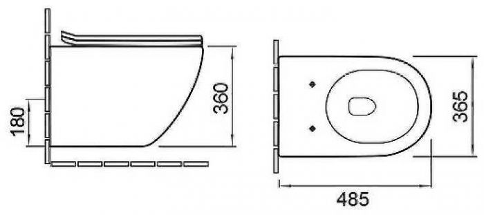 Комплект унитаза Vincea Globo VT1-14S с сиденьем Микролифт и инсталляцией WeltWasser WW Marberg 507 10000005949+10000005952 с клавишей смыва Хром глянцевый
