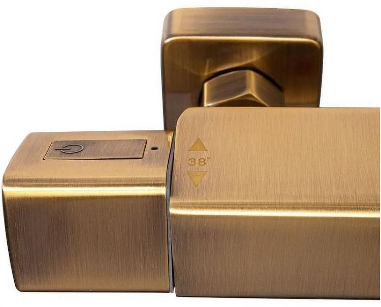 Душевая система Hansberge H5085BR с термостатом Бронза