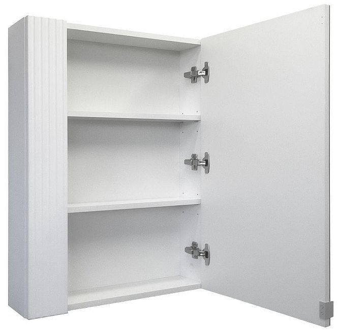 Зеркальный шкаф Comforty Лима 60 00-00019426 цвет Белый матовый