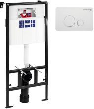 Инсталляция Bettoserb Sava Slim Superior SES40006457 для унитаза с клавишей смыва цвет Белый глянцевый