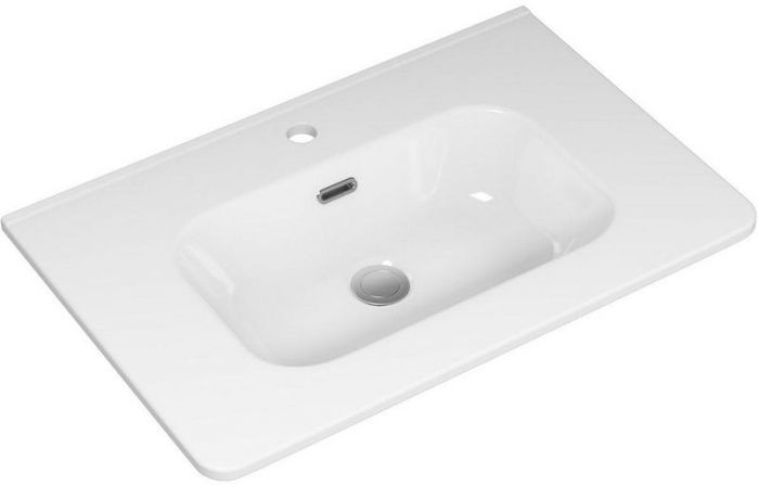 Тумба с раковиной Brevita Risacca Crema 70 УТ000025679 Серая матовая