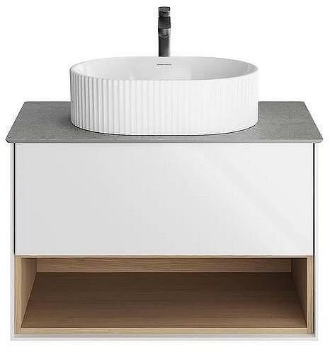 Тумба под раковину Kerama Marazzi Plaza Modern 80 PLB.M.80.1\WHT.V подвесная цвет Белый