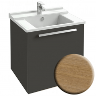 Тумба под раковину 55 см Jacob Delafon Struktura EB1284-E16 ореховое дерево