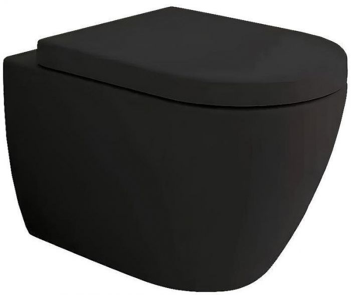 Унитаз Bocchi Venezia 1295-004-0129 подвесной Черный матовый без сиденья