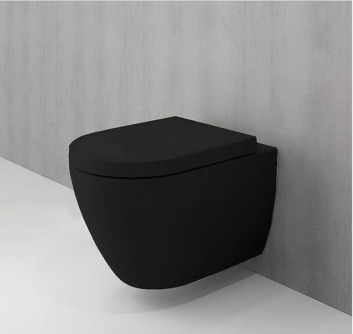 Унитаз Bocchi Venezia 1295-004-0129 подвесной Черный матовый без сиденья