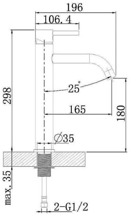 Смеситель для раковины Agger Zest A0712100 Хром