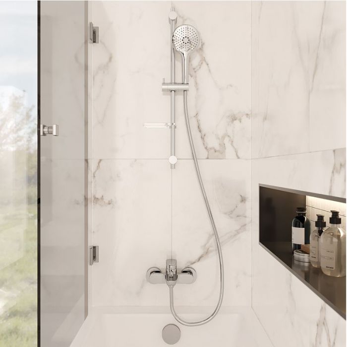 Смеситель для ванны Vitra Flow Soft A42946EXP Хром