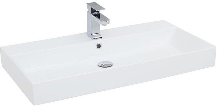 Комплект мебели для ванной Aquanet Бруклин 85 207801 подвесной Белый глянец