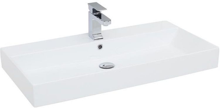 Комплект мебели для ванной Aquanet Бруклин 85 207801 подвесной Белый глянец