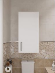 Подвесной шкаф DIWO Брянск 40 BR2714S над стиральной машиной цвет Белый