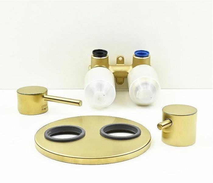 Смеситель для ванны Paini Cox 78PJSET26911BATH Золото матовое