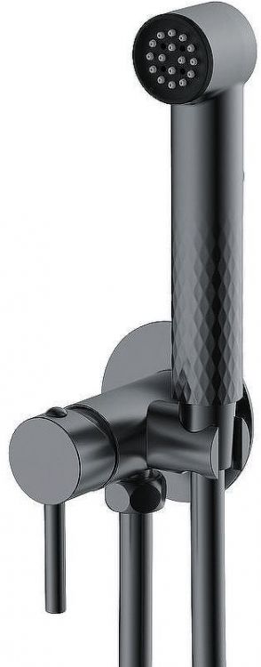 Гигиенический душ со смесителем Splenka S99.52.07 Серый матовый