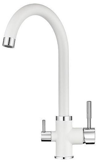 Смеситель для кухни Granula 2168 цвет Арктик