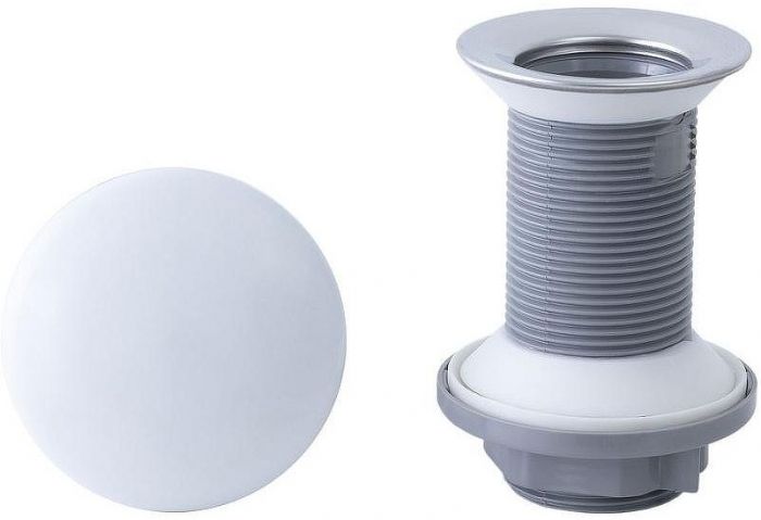 Донный клапан Allen Brau Fantasy 5.11001.21 click-clack Белый матовый