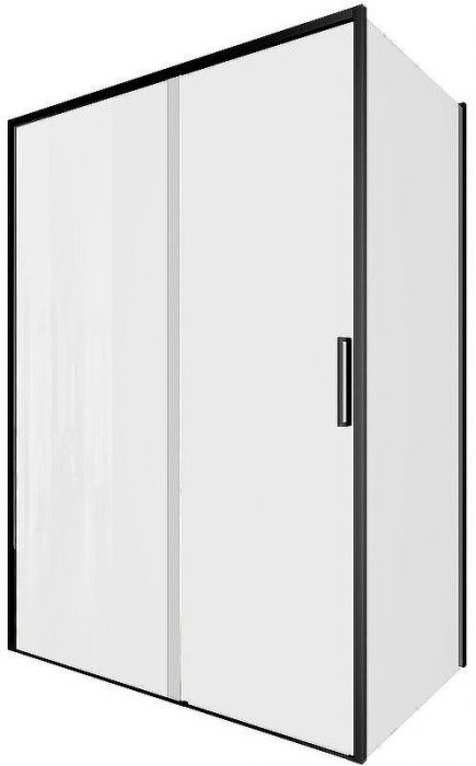Душевой уголок Aquanet Pleasure Evo AE65-140x80-BT 140x80 324139 профиль Черный стекло прозрачное
