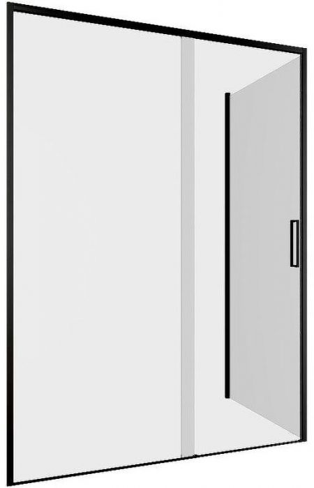 Душевой уголок Aquanet Pleasure Evo AE65-140x80-BT 140x80 324139 профиль Черный стекло прозрачное