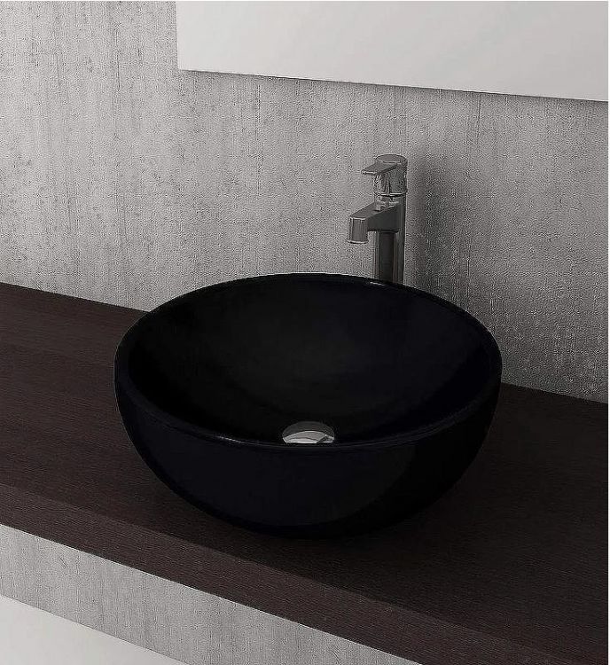 Раковина-чаша Bocchi Venezia 45 1119-005-0125 Черная глянцевая