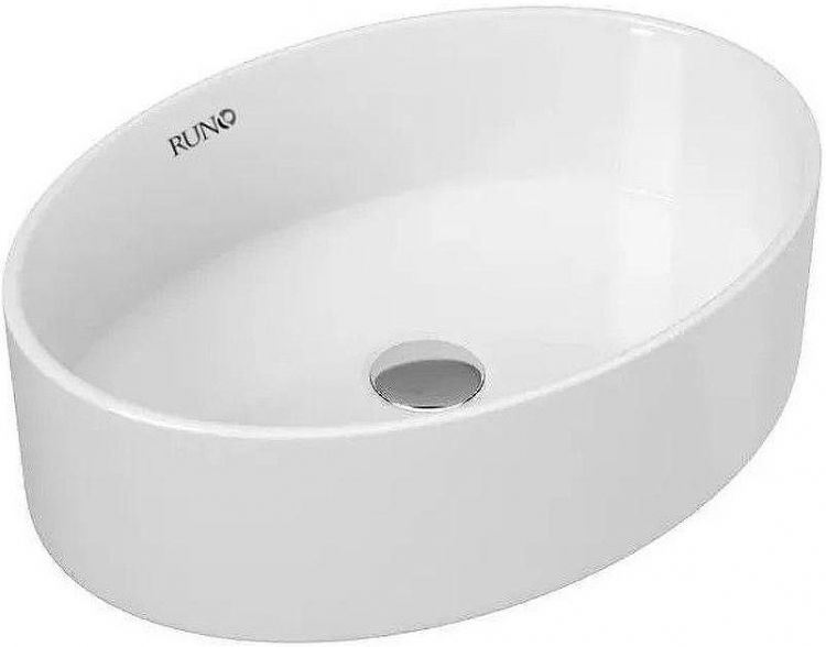 Раковина-чаша Runo Ovale 50 00-00001359 Белая Раковина-чаша Runo Ovale 50 00-00001359 Белая