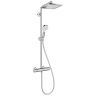 Hansgrohe Crometta E 240 SHP Душевая система 103см, с верхним душем 240х240мм., ручным дешем и термостатическим смесителем, цвет: хром