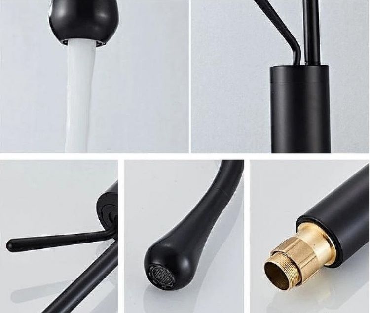 Смеситель для раковины Boch Mann Tropfen B XL BM9634 Черный матовый Смеситель для раковины Boch Mann Tropfen B XL BM9634 Черный матовый