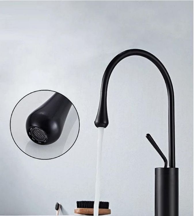 Смеситель для раковины Boch Mann Tropfen B XL BM9634 Черный матовый Смеситель для раковины Boch Mann Tropfen B XL BM9634 Черный матовый