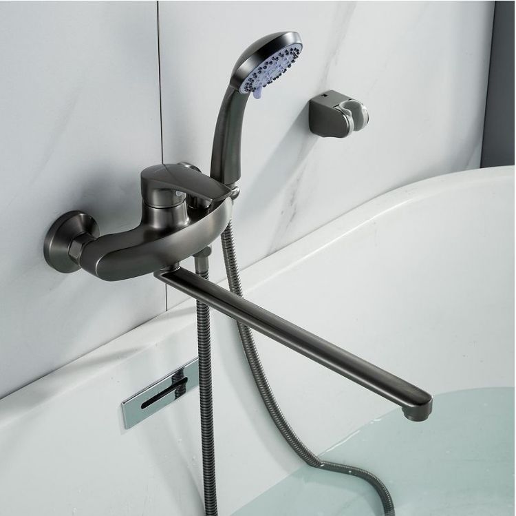 Смеситель для ванны Shevanik S5072T универсальный цвет Оружейная сталь Смеситель для ванны Shevanik S5072T универсальный цвет Оружейная сталь